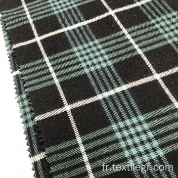 Tissu 100% coton teint (vert)